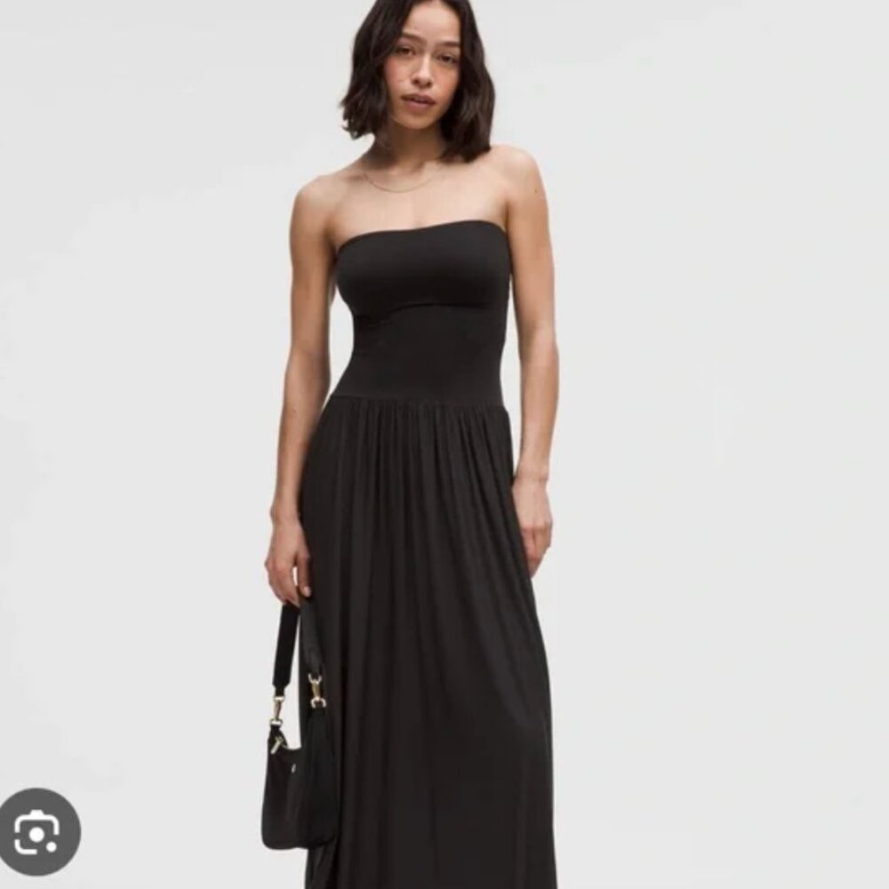 NWOT Lululemon 2-in-1 Maxi Dress Black